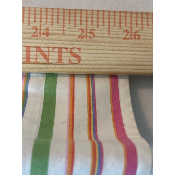 Lands End Mens Multicolor Striped Button-Down Shirt Size 16 1/2 36-37 tall - Picture 7 of 11